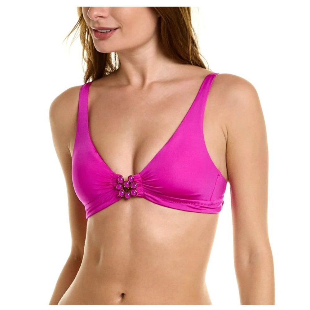 Trina Turk ORCHID PURPLE Atlas Swim Top, US 6